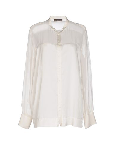 Tru Trussardi Solid Color Shirts & Blouses In Ivory | ModeSens