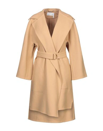 Shop Chloé Coats In Sand