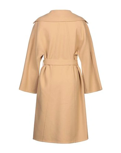 Shop Chloé Coats In Sand