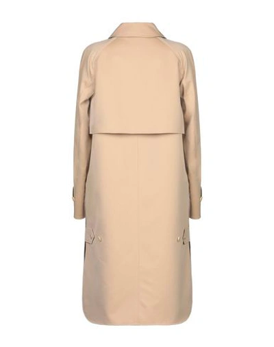 Shop Burberry Full-length Jacket In Sand