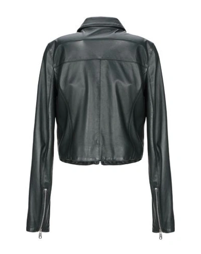 Shop Dolce & Gabbana Biker Jacket In Steel Grey