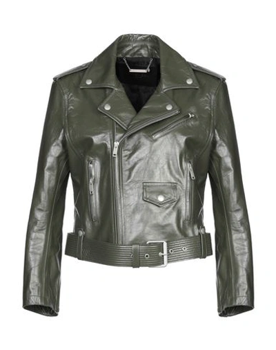 Shop Givenchy Jackets In Dark Green