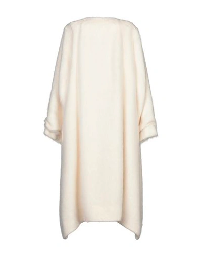 Shop Valentino Coat In Ivory