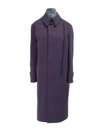 Shop Maison Margiela Coats In Purple