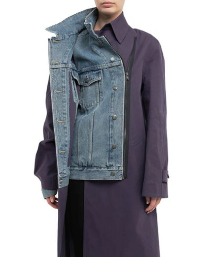 Shop Maison Margiela Coats In Purple