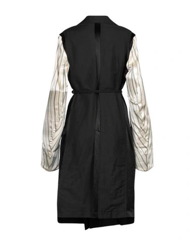 Shop Ann Demeulemeester Overcoats In Black