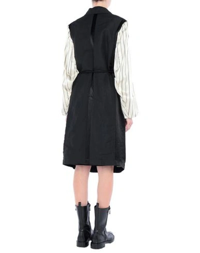 Shop Ann Demeulemeester Overcoats In Black