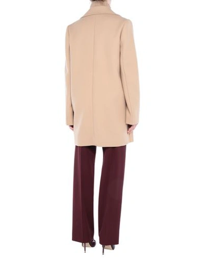 Shop Stella Mccartney Coat In Beige