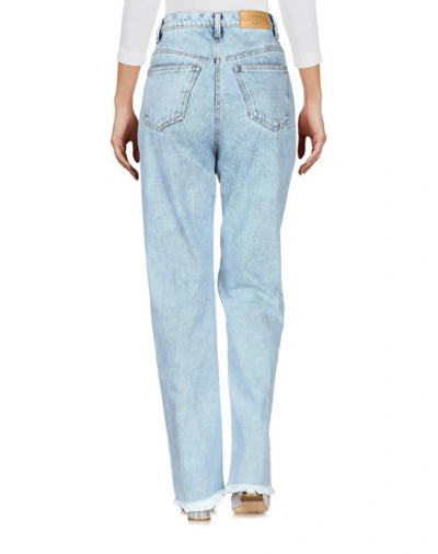 Shop Natasha Zinko Denim Pants In Blue