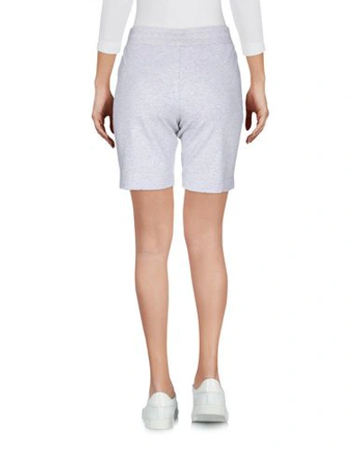 Shop Moschino Woman Beach Shorts And Pants Grey Size Xs Cotton, Elastane