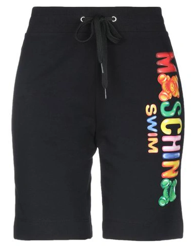 Shop Moschino Bermudas In Black