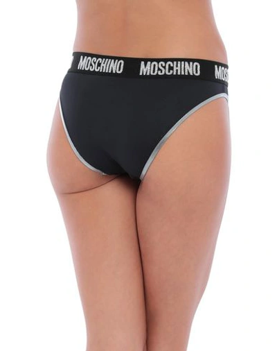 Shop Moschino Swim Briefs In Black