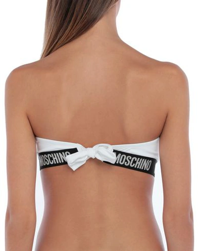 Shop Moschino Bikini Tops In White