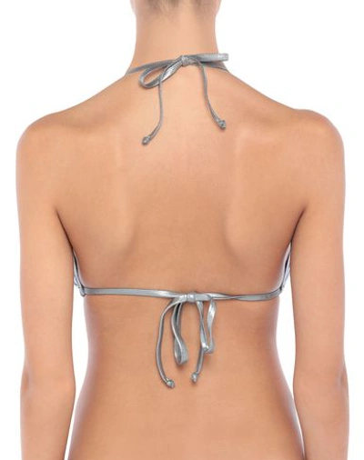 Shop Moschino Bikini In Silver