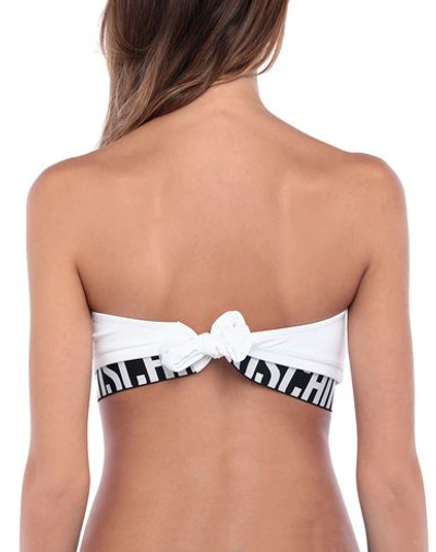 Shop Moschino Bikini Tops In White