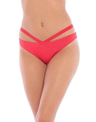 Shop Moschino Bikini Bottoms In Red