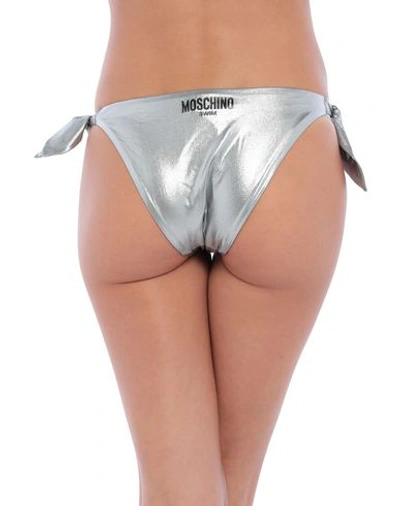 Shop Moschino Bikini In Silver