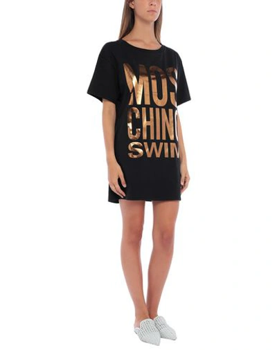 Shop Moschino Woman Cover-up Black Size S Cotton, Elastane