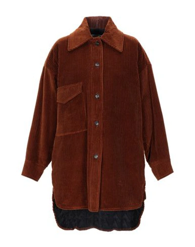 Shop Tela Coat In Brown