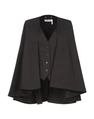 Shop Chloé Capes & Ponchos In Black