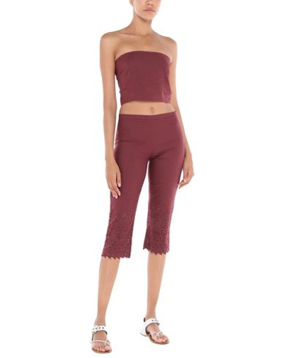 Shop Pinko Suit In Maroon