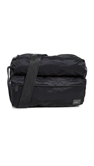 Shop Porter Frame Medium Shoulder Bag In Black