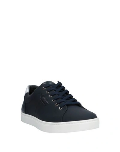 Shop Dolce & Gabbana Sneakers In Dark Blue