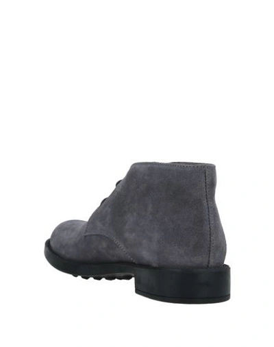 Shop Tod's Ankle Boots In Lead