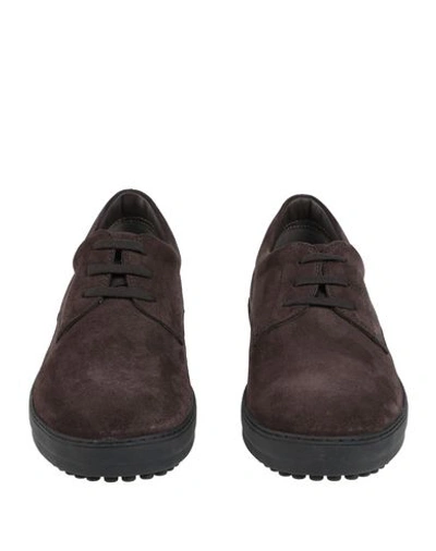 Tod's Laced Shoes In Brown