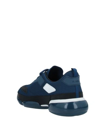 Shop Prada Sneakers In Dark Blue