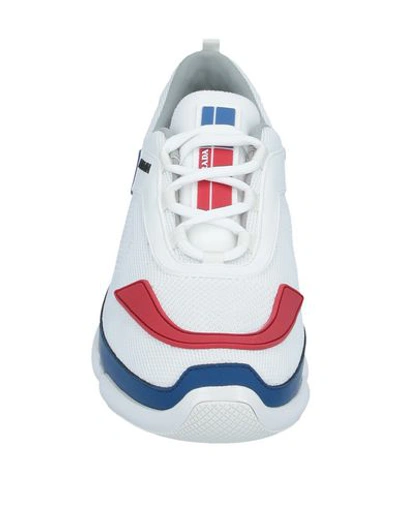 Shop Prada Sneakers In White