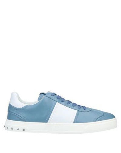 Shop Valentino Sneakers In Pastel Blue