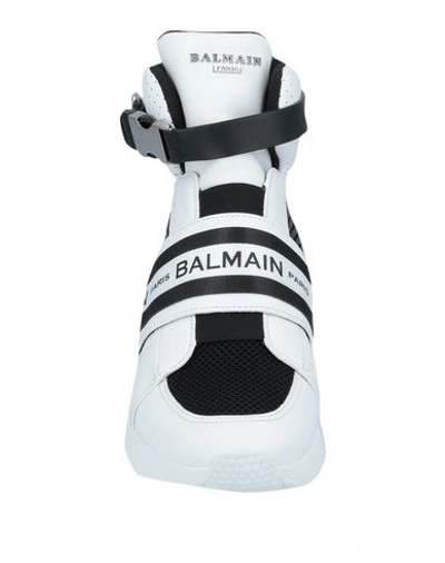 Shop Balmain Sneakers In White