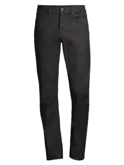 Shop Hudson Blake Slim-fit Straight-leg Jeans In Black