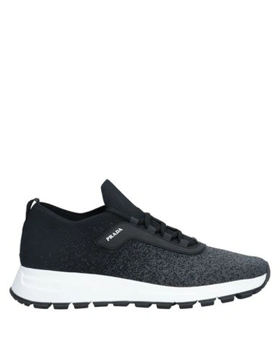 Shop Prada Sneakers In Grey