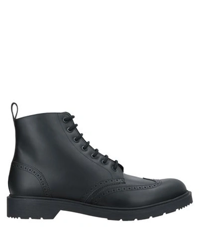 Armani Exchange Ankle Boots In Black | ModeSens