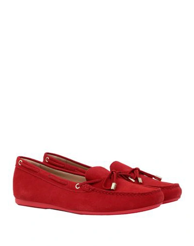 Shop Michael Michael Kors Loafers In Red