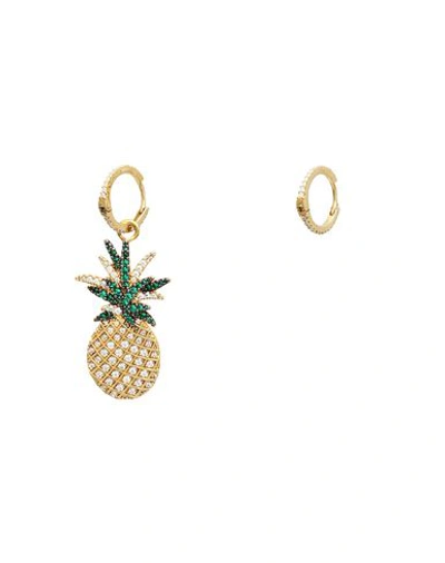 Shop Apm Monaco Earrings In Gold