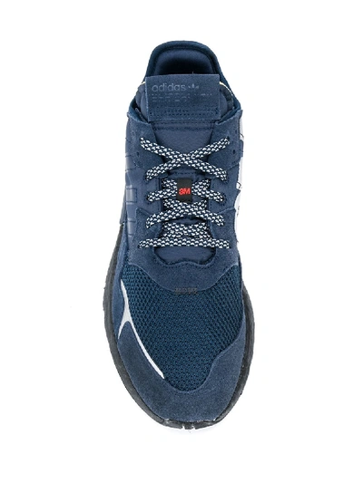 Shop Adidas Originals Nite Jogger Trainer In Blue
