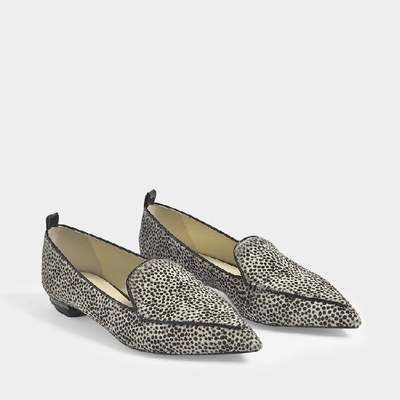 Shop Nicholas Kirkwood 18mm Beya Loafers In Leopard Printed Haircalf