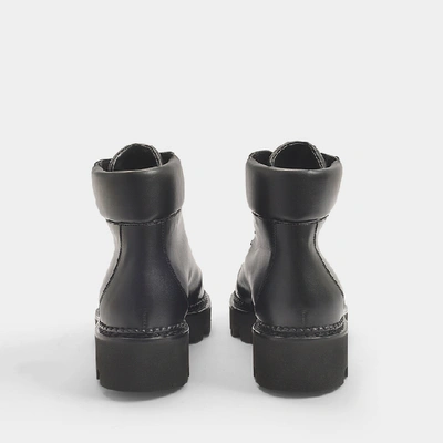 Shop Nicholas Kirkwood 10mm Delfi Hiking Boots In Black Leather