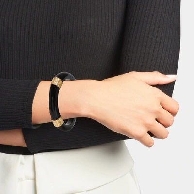 Shop Aurelie Bidermann Katt Bracelets In Black