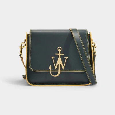 Shop Jw Anderson Anchor Bag In Forest Green Leather