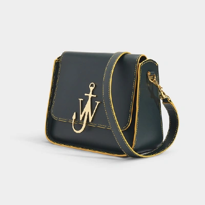 Shop Jw Anderson Anchor Bag In Forest Green Leather