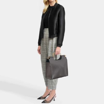 Shop Marni Shopping Bag In Grey