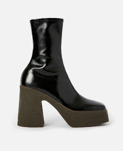 Shop Stella Mccartney Chunky Ankle Boots In Black