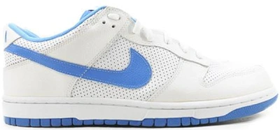 Pre-owned Nike Dunk Low Varsity Blue Perf In White/varsity Blue