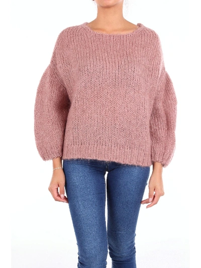 Shop Alysi Pink Wool Sweater