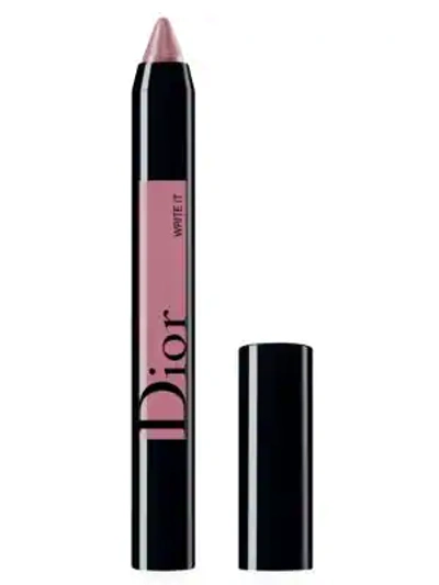 Shop Dior Limited Edition Rouge Graphist Intense Color Lipstick Pencil In 474 Write It