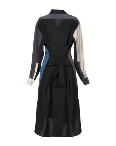Shop Loewe Midi Dress In Black